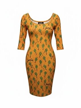 Jeremy Scott S/S 2012 Rocket Cactus Print Mini Dress - like new - sz L (US 10)